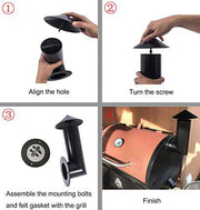 Broilmann Grill Smoke Stack Replacement. Fit for Pit Boss, Traeger, Camp Chef - Grill Parts America