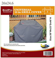 BroilPro Accessories Gas Grill Cover, Barbeque Grill Covers Weber, Holland, Jenn Air, Brinkman, Char Broil, Medium - Grill Parts America