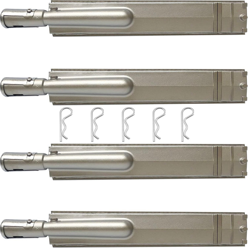 Heavy Duty Cast Stainless Steel 304 Bull Grill Burner Replacement Parts Outdoor Premium Gas BBQ Grill Burner for Bull Lion Cal Flame Blaze Aussie Bakers Chefs Turbo Coyote Jenn Air Nexgrill Charbroil