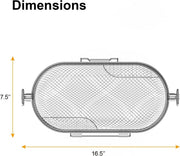 Rotisserie Grill Basket for Napoleon Grill 64000 BBQ Accessories Fit Most Spit Rods of Grills Rotisserie, Stainless Steel