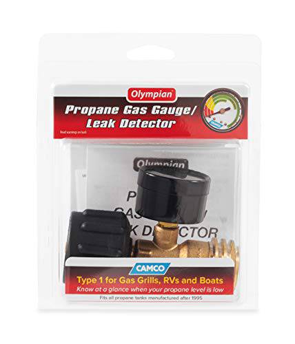 Camco Propane Gauge/Leak Detector, Type 1 Connection for Gas Grills, RVs and Boats - 59023 - Grill Parts America