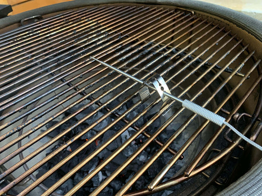 CAPPEC Universal A Style Meat Thermometer Probe Clip Holder Ambient Temperature Readings BBQ Smoker Oven Grill,Set of 2 - Grill Parts America