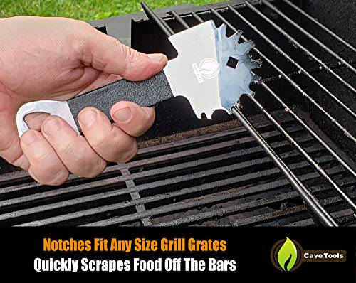 Cave Tools Bristle-Free Metal Grill & Griddle Scraper - Grill Parts America