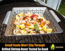 Cave Tools Vegetable Grill Basket - Large Non Stick BBQ Grid Pan for Veggies Meat Fish Shrimp & Fruit - Grill Parts America