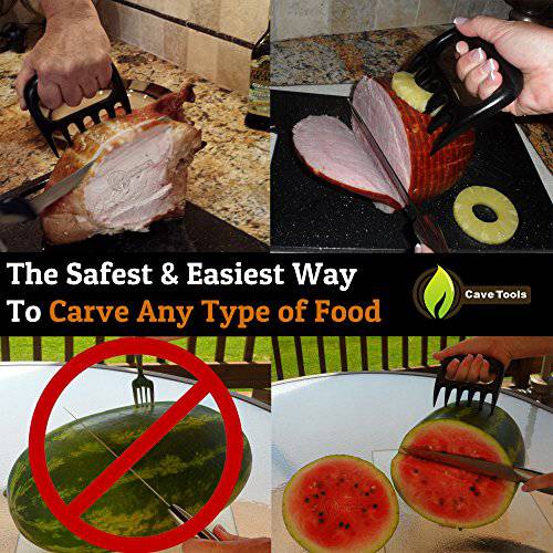Cave Tools Meat Claws for Shredding Pulled Pork, Chicken, Turkey, and Beef - Grill Parts America