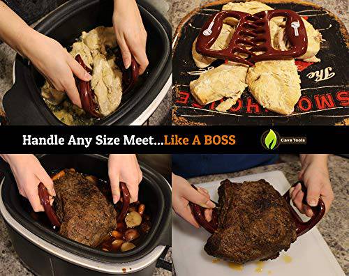 Cave Tools Meat Claws for Shredding Pulled Pork, Chicken, Turkey, and Beef- Handling & Carving Food - Grill Parts America