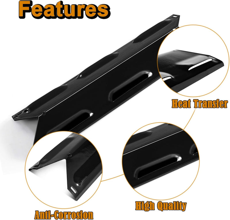Grill Replacement Parts for BBQ Pro Kenmore 5 Burner 146.47468610 146.23680310 146.47469610 146.23770310 146.16153110 Flame Tamer Heat Plates 40800023 Burner 40700125 Crossover Tubes