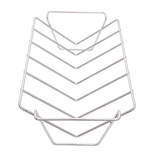 Char-Broil 1944364R04 Grill Plus Rib & Roast Rack, 4.5x13.75x4.39, Silver - Grill Parts America