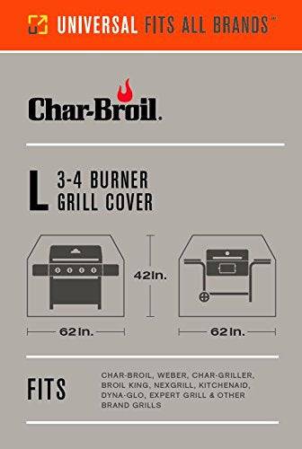 Char-Broil 3-4 Burner Large Rip-Stop Grill Cover - Grill Parts America