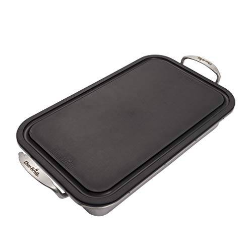 Char-Broil 3526981P04 Grill Plus Roasting Pan & Cutting Board, Silver - Grill Parts America
