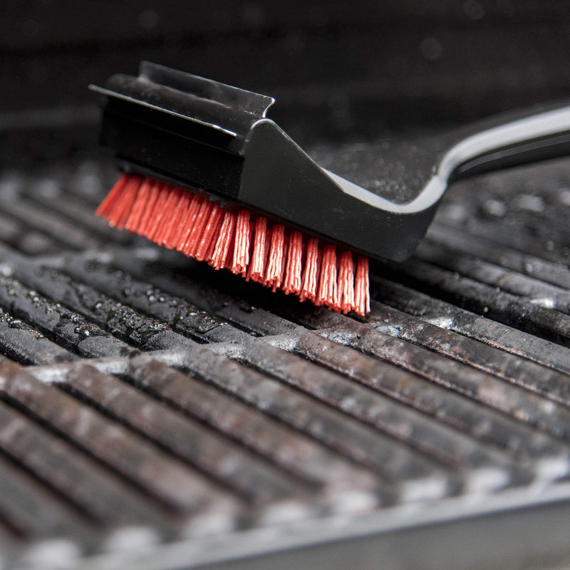 Char-Broil 8666894 SAFER Replaceable Head Nylon Bristle Grill Brush with Cool Clean Technology, One Size - Grill Parts America