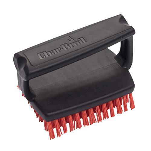 Char-Broil 9756273R06 Cool-Clean Handheld Brush, Red — Grill Parts America