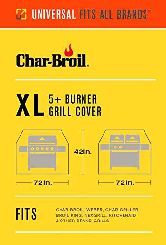Char Broil All-Season Grill Cover, 5+ Burner: Extra Large - Grill Parts America