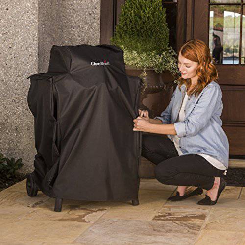 Char-Broil Patio Bistro Cover, with Side Shelves, Compatible with Models 17602047 17602048 17602066 - Grill Parts America