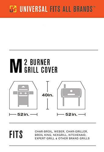 Char-Broil 2 Burner Medium Basic Grill Cover - Grill Parts America