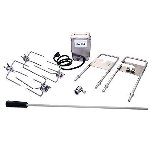 Char-Broil 2897588W06 Medallion Series Built-in 4-5 Burner Grill Rotisserie Kit, Silver/Black - Grill Parts America