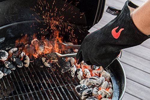 Char-Broil Hand-Stitched Leather Grilling Gloves - Grill Parts America
