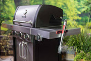 Char-Broil 140760 140 760-Gear Trax Magnetic Grilling Utensils Holder, 0.7x16.5x3.2 cm, Black - Grill Parts America