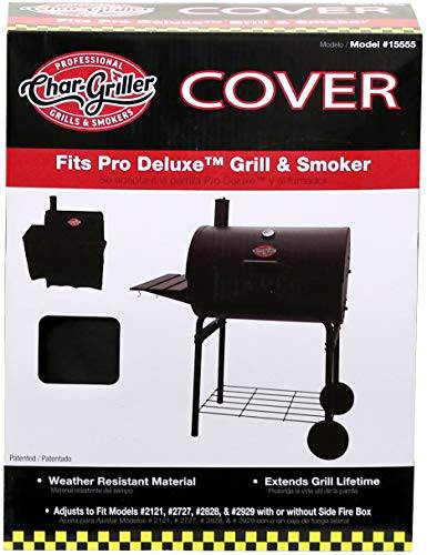 Char-Griller Cover for Pro Deluxe Grill & Smoker - Grill Parts America
