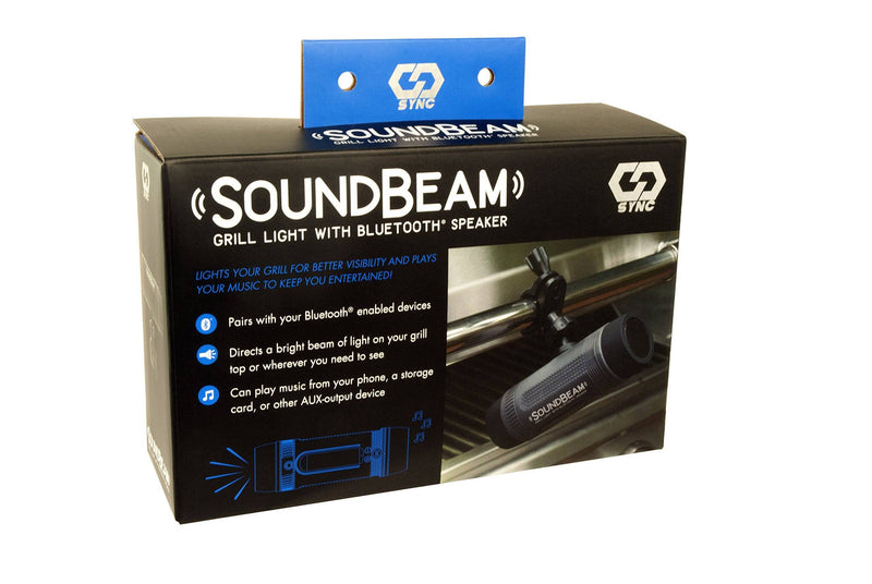 Charcoal Companion CC5166 Soundbeam Barbecue Grill Light with Bluetooth Speaker - BBQ Accessory for Grill - Grill Parts America