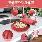 Chicken Shredder, Chicken Breast Shredder Tool Twist with Handles and Non-Skid Base, - Grill Parts America
