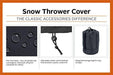 Classic Accessories Single Stage Snow Thrower Cover - Grill Parts America