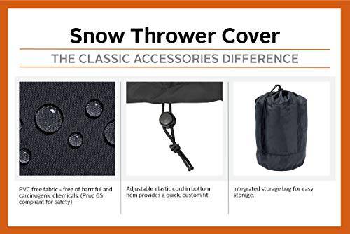 Classic Accessories Single Stage Snow Thrower Cover - Grill Parts America