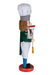 Clever Creations King of The Grill Nutcracker Wearing Apron and Chef’s Hat | 100% Wood | 15” Tall - Grill Parts America