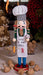 Clever Creations King of The Grill Nutcracker Wearing Apron and Chef’s Hat | 100% Wood | 15” Tall - Grill Parts America