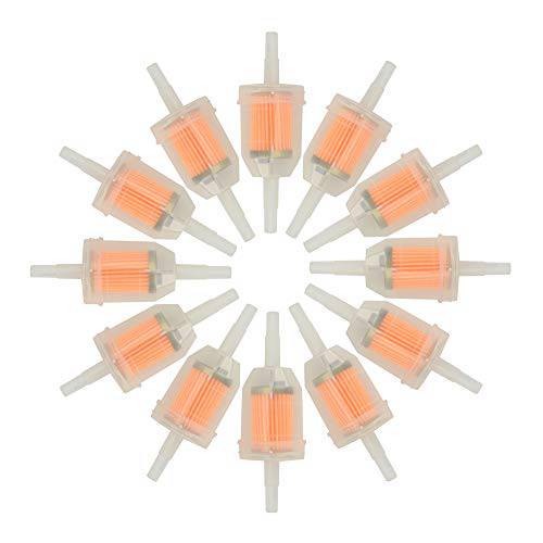 CocoMocart Gas Inline Fuel Filters with magnet for Kawasaki Kohler Briggs & Stratton John Deere 1/4 Inch x 5/16 Inch (Pack of 10) - Grill Parts America