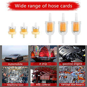 CocoMocart Gas Inline Fuel Filters with magnet for Kawasaki Kohler Briggs & Stratton John Deere 1/4 Inch x 5/16 Inch (Pack of 10) - Grill Parts America