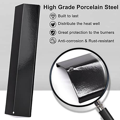Grill Heat Plate Shields Replacement Parts for Brinkmann Brinkman 810-3660-S, 810-2512-S, 810-8411-5, 810-2511-S, Porcelain Steel Gas Grill Heat Tent Flame Tamer Replacement for Uniflame, Aussie. - Grill Parts America