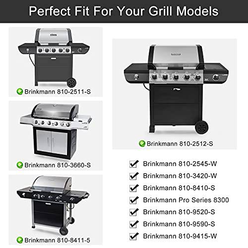 Grill Heat Plate Shields Replacement Parts for Brinkmann Brinkman 810-3660-S, 810-2512-S, 810-8411-5, 810-2511-S, Porcelain Steel Gas Grill Heat Tent Flame Tamer Replacement for Uniflame, Aussie. - Grill Parts America