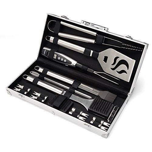 Cuisinart CGS-5020 Deluxe Grill Set, Silver (20-Piece) - Grill Parts America