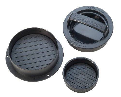 Cuisinart CSBP-100 3-in-1 Stuffed Burger Press, Black - Grill Parts America
