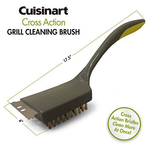 Cuisinart CCB-395 Cross Action Grill Cleaning Brush, Black - Grill Parts America