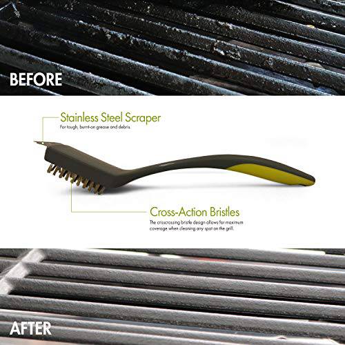 Cuisinart CCB-395 Cross Action Grill Cleaning Brush, Black - Grill Parts America