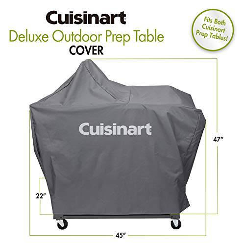 Cuisinart CGWM-095 Outdoor Prep Table Cover, Black - Grill Parts America