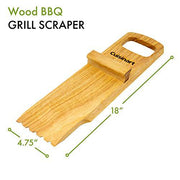 Cuisinart CCB-1143 BBQ Wood Scraper Grill Cleaning, Solid Beechwood - Grill Parts America