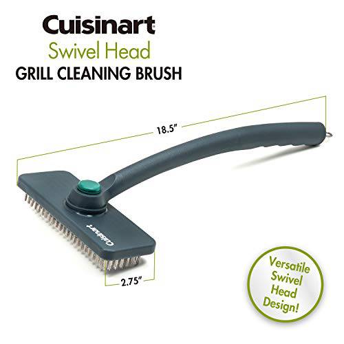 Cuisinart CCB-390 Swivel Head Grill Cleaning Brush, Royal Blue - Grill Parts America