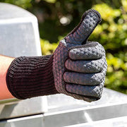 Cuisinart CGM-200 Full Coverage Heat Resistant Grill Gloves, Black - Grill Parts America