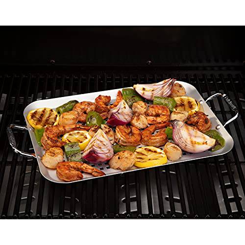 Cuisinart CNP-650 Non-Stick Rectangular Grill Topper, Stainless Steel - Grill Parts America