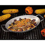 Cuisinart CNPO-700 Non-Stick Oval Grilling Pan, Stainless Steel - Grill Parts America