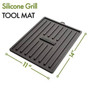 Cuisinart CTM-820 Silicone Tool, Black Grill Mat - Grill Parts America