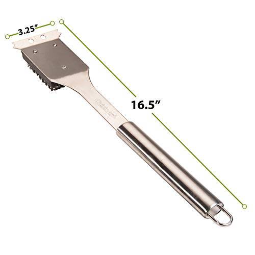 Cuisinart Grill Cleaning Brush, CCB-5014, Stainless Steel - Grill Parts America