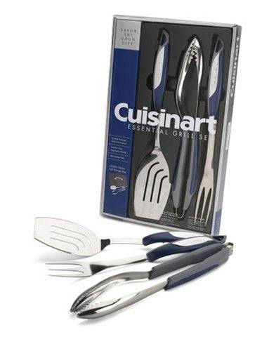 Cuisinart Grilling Tools BBQ Grill Tool Set, 1, black — Grill