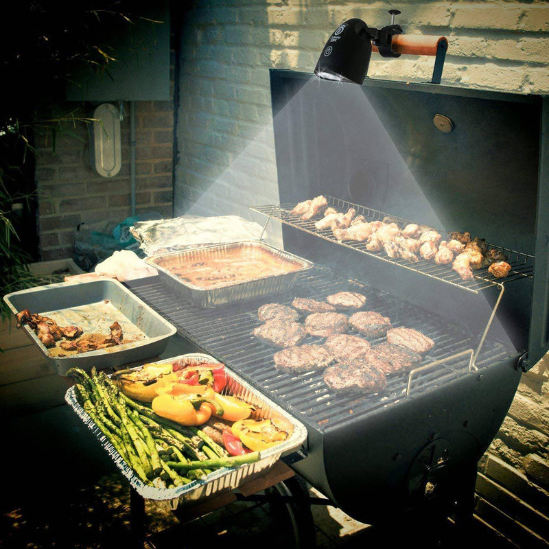 Culinary King LED Barbecue Grill Light - Fully-Adjustable, Attaches to any Grill Handle, 50,000 Hour Lifespan, - Grill Parts America
