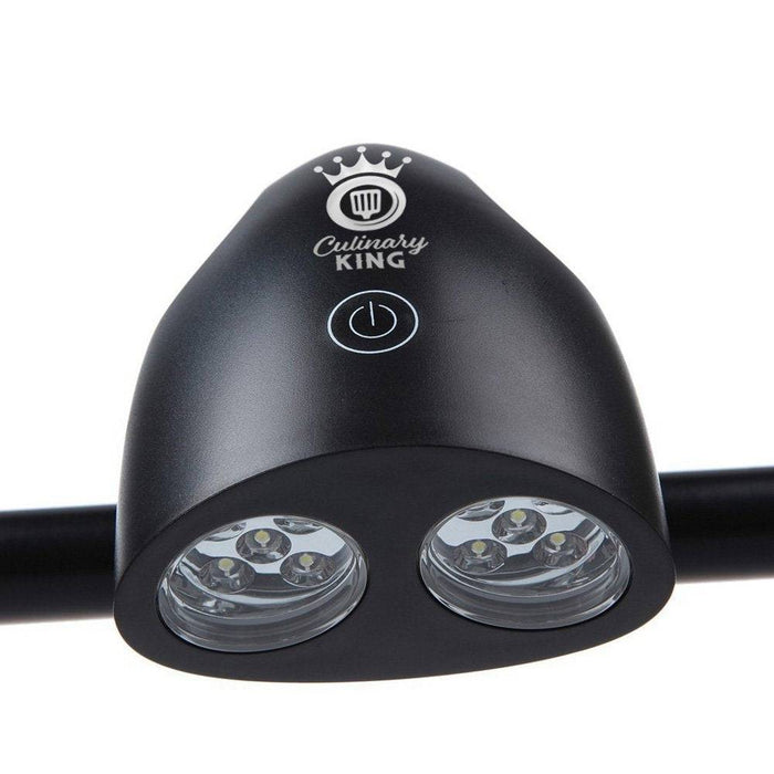 Culinary King LED Barbecue Grill Light - Fully-Adjustable, Attaches to any Grill Handle, 50,000 Hour Lifespan, - Grill Parts America