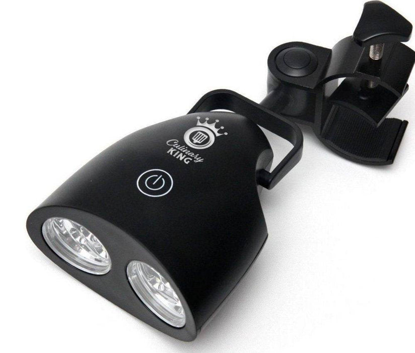 Culinary King LED Barbecue Grill Light - Fully-Adjustable, Attaches to any Grill Handle, 50,000 Hour Lifespan, - Grill Parts America