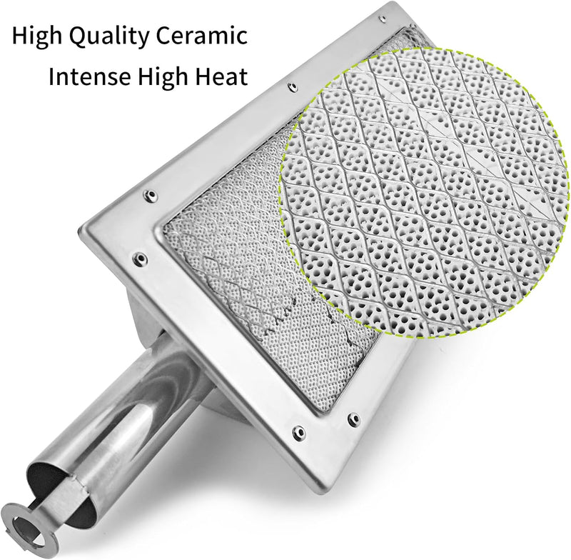 Infrared Sear Burner for Coyote CL & SL Series Grill Searing Burner Replacement Parts for Coyote CL SL 30 36 42 Inch BBQ Grill Accessories